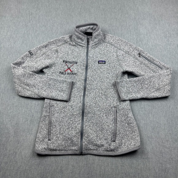 Patagonia Jackets & Blazers - Patagonia Better Sweater Jacket‎ Womens Small Gray Full Zip Fleece Logo 25541